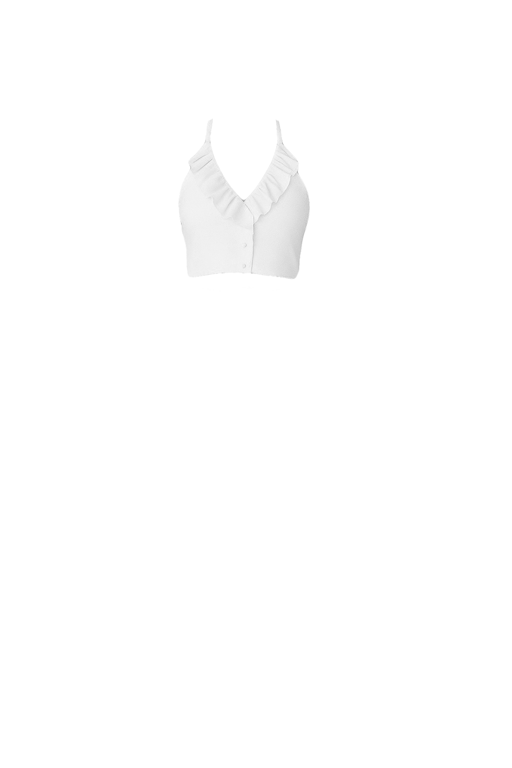 Crop Halter With Ruffle.png Top